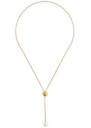 Jenny Bird + Nova Gold-Plated Lariat Necklace