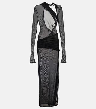 Jacquemus + La Robe Piombone Tulle Maxi Dress