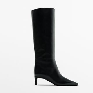 Massimo Dutti + Low-Heel Boots