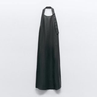 Zara + Linen Halter Dress