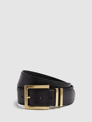 Reiss + Black Brompton Leather Belt