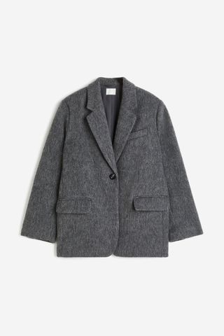H&M + Oversized Wool-Blend Blazer