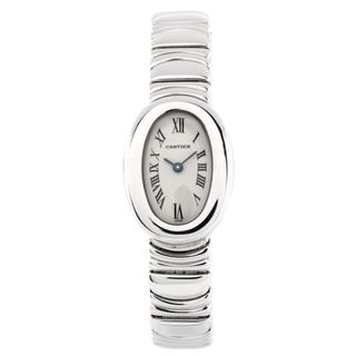 Cartier + Baignoire Quartz Watch White Gold 18