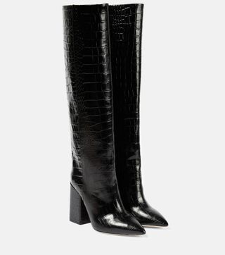 Paris Texas + Anja Leather Knee-High Boots
