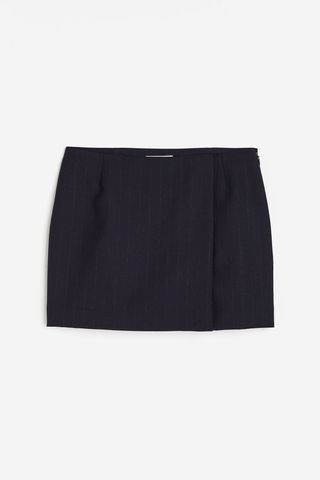 H&M + Wool Twill Mini Skirt