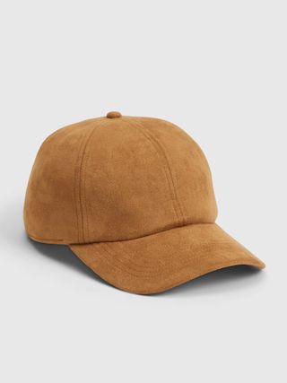 Gap + Faux-Suede Baseball Hat
