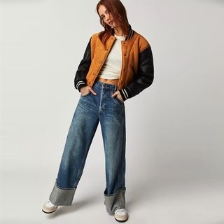 We the Free + Final Countdown Cuffed Mid-Rise Jeans