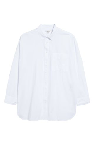 Madewell + The Signature Poplin Oversize Button-Up Shirt