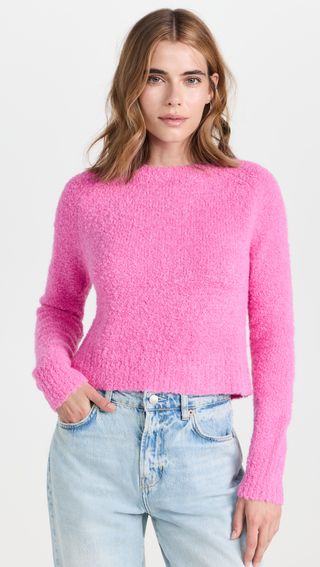 Apiece Apart + Elle Textured Crew Sweater