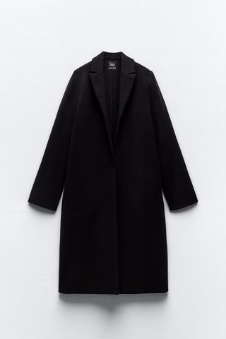 Zara + Felt Texture Coat