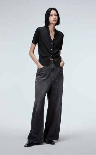 JNBY + Cool Casual Wide-Leg Jeans
