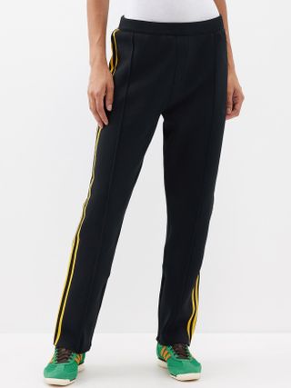 Wales Bonner x Adidas + Three-Stripe Recycled-Jersey Track Pants