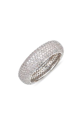 Nordstrom + Pavé Cubic Zirconia Eternity Band Ring