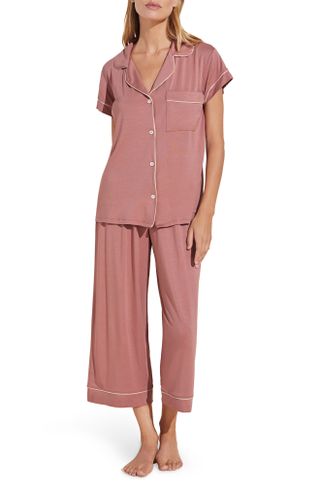 Eberjey + Gisele Jersey Knit Crop Pajamas
