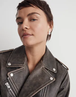 Madewell + Sculptural Droplet Statement Earrings