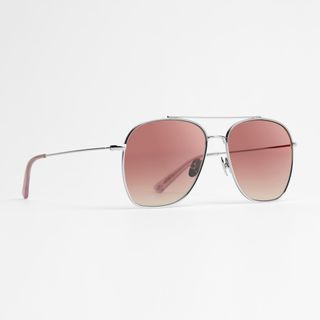 DL Eyewear + Heath Sunglasses in Raspberry Mirror
