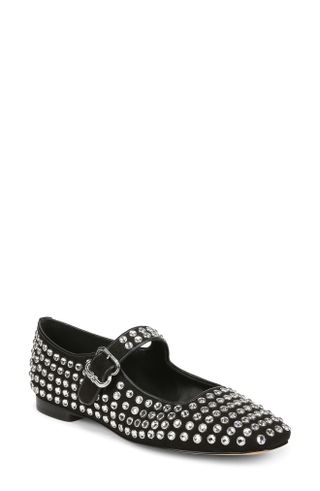 Sam Edelman + Michaela Rhinestone Mary Jane Flat