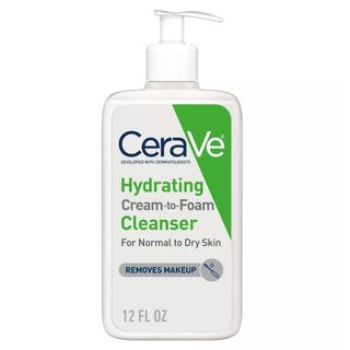 Cerave + Hydrating Cream-to-Foam Cleanser