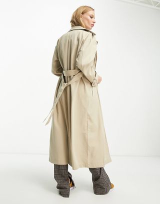 Only + Longline Trench Coat