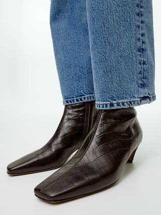 Arket + Square-Toe Ankle Boots