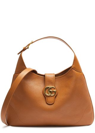 Gucci + Aphrodite Large Leather Shoulder Bag