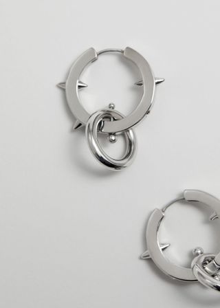 & Other Stories + Savoir Collection Spikey Hoop Earrings