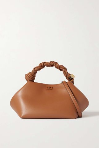 Ganni + Bou Braided Faux Leather Tote