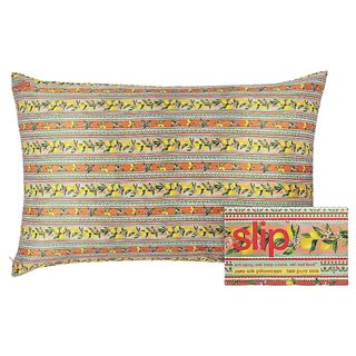 Slip + Queen Pattern-Embellished Silk Pillowcase in Portofino