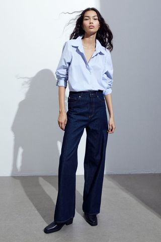 H&M + Cotton-Blend Shirt