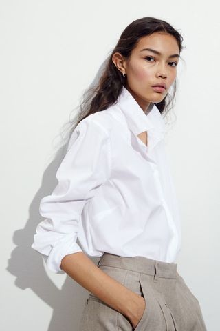 H&M + Cotton-Blend Shirt