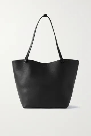 The Row + Park Textured-Leather Tote