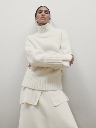 Massimo Dutti + Knit High Neck Sweater