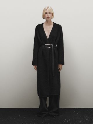 Massimo Dutti + Longline Knit Cardigan
