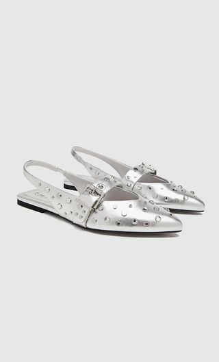 Stradivarius + Flat Shoes With Buckle Details