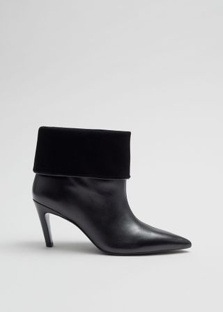 & Other Stories + Fold-Over Shafts Ankle Boots