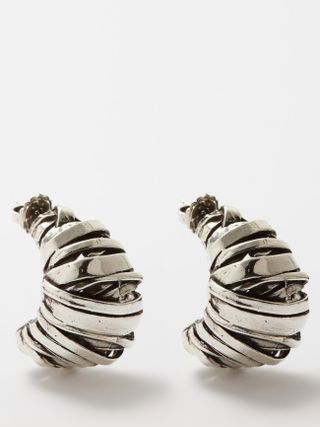 Paola Sighinolfi + Blass Silver-Plated Earrings