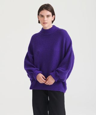 Naadam + Airspun Mockneck Sweater