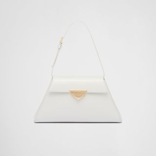 Prada + Medium Brushed Leather Handbag