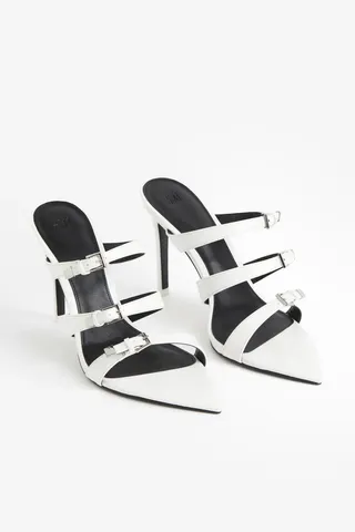 H&M + Pointed Heeled Sandals