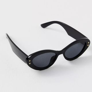 Free People + Star Studded Cat Eye Sunglasses