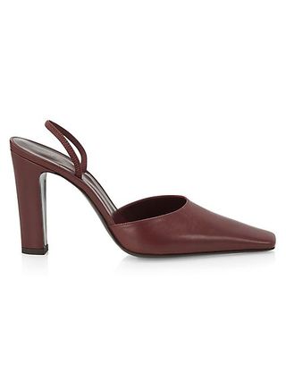 The Row + 90mm Leather Slingback Pumps