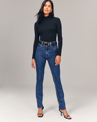 Abercrombie & Fitch + Ultra High Rise 90s Slim Straight Jean
