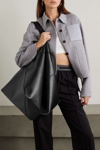 Loewe + Puzzle Fold XL Convertible Leather Tote
