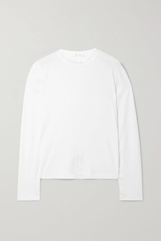 The Row + Sherman Cotton-Jersey Top