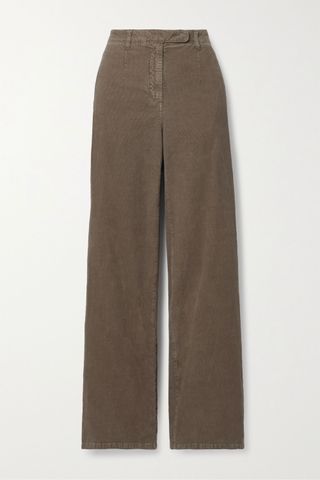 The Row + Banew Cotton-Blend Corduroy Straight-Leg Pants