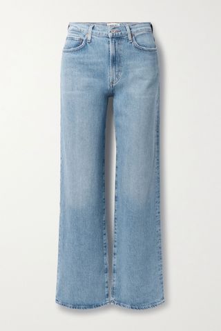 Agolde + Harper Mid-Rise Straight-Leg Jeans