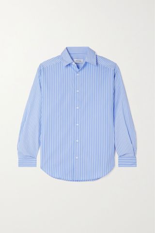Matteau + Striped Organic Cotton-Poplin Shirt