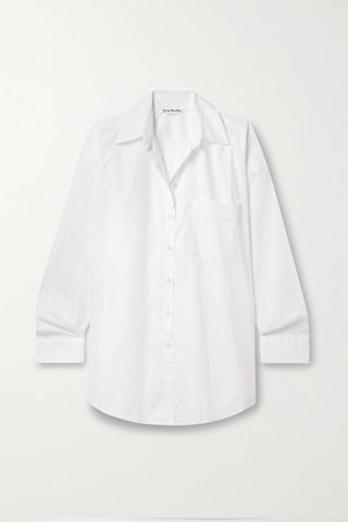 Acne Studios + Organic Cotton-Blend Poplin Shirt