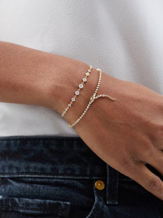 Zoë Chicco + Diamond & 14kt gold tennis bracelet