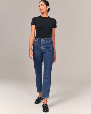 Abercrombie & Fitch + High Rise Mom Jean